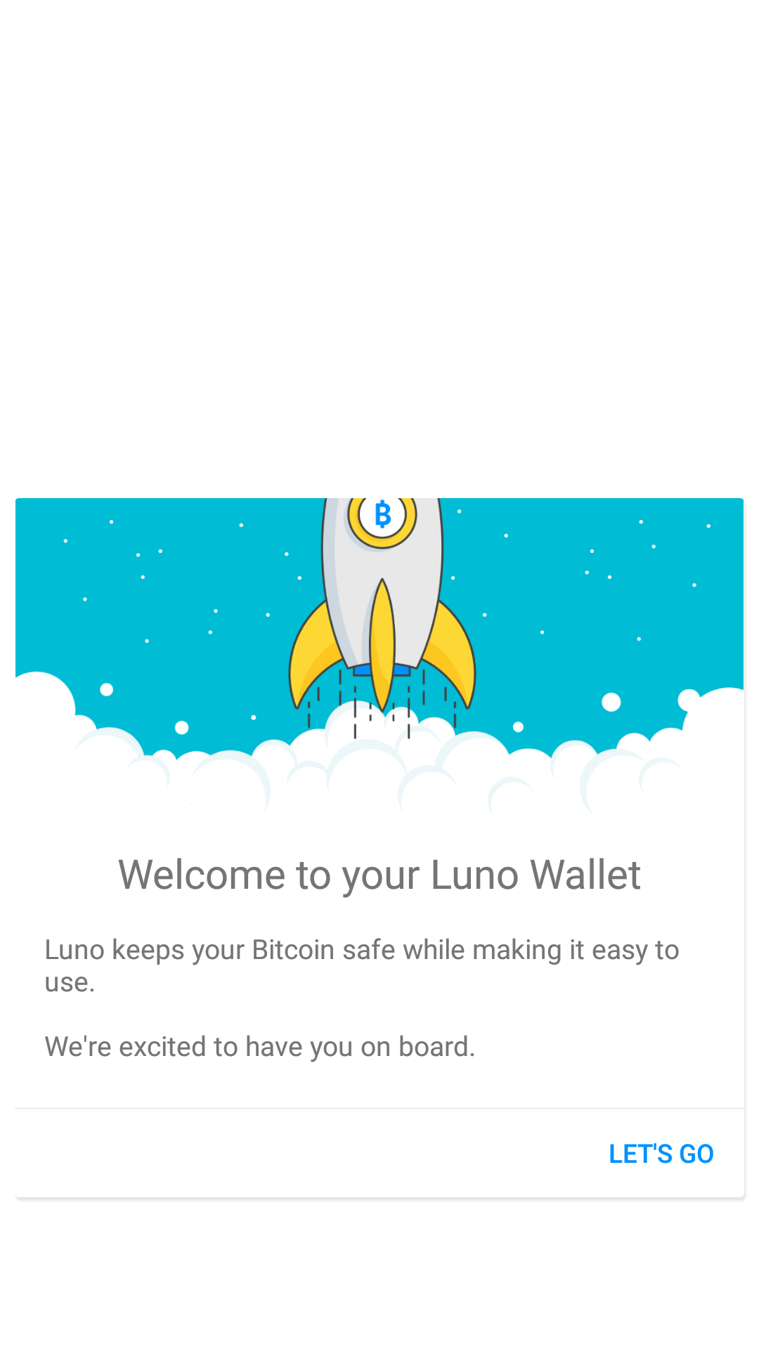 Screenshot of Luno App Redeem Code