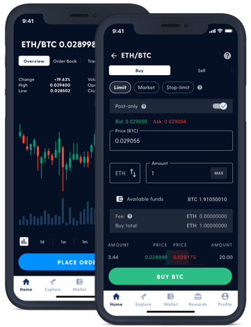 screenshot of Luno exchange