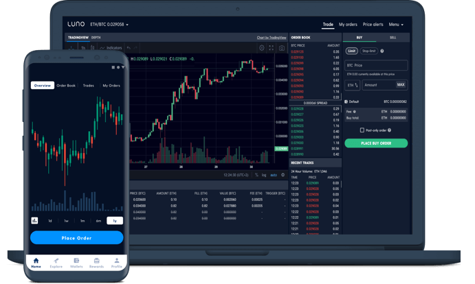 Illustration of exchange app