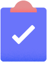 Illustration of a cloud and check mark