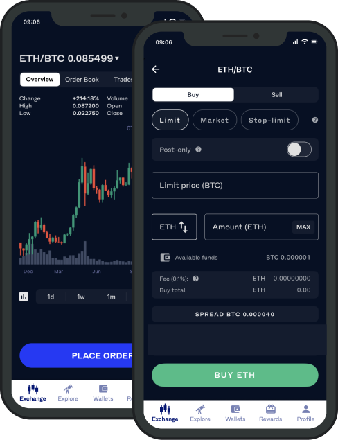 screenshot of Luno exchange